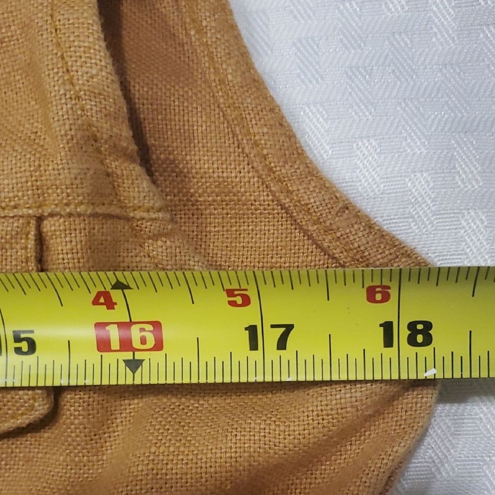 Vtg H.L. Spencer Tan Maxi Dress - Picture 17 of 17